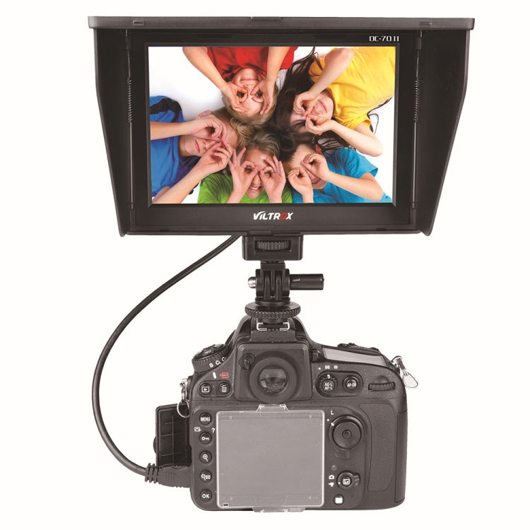 VILTROX DC-70II 7 Inch 4K HD Camera Director Monitor Film Camera Video Monitor - On-camera Monitors by VILTROX | Online Shopping UK | buy2fix