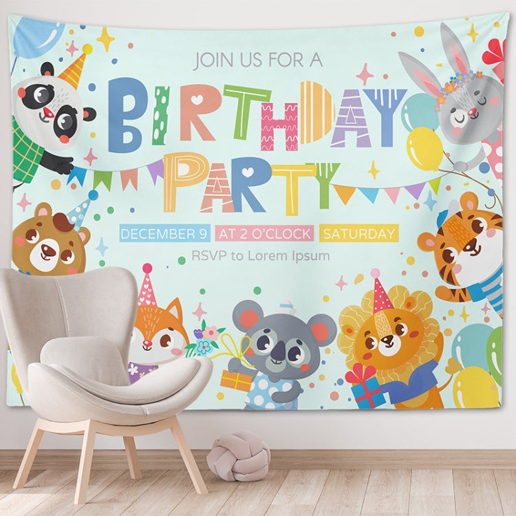 Happy Birthday Photo Backdrop Party Decoration Tapestry, Size: 230x180cm(GT56-8) - Camera Accessories by buy2fix | Online Shopping UK | buy2fix