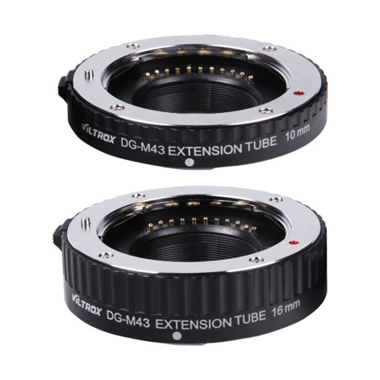 For Panasonic/Olympus VILTROX DG-M43 Camera Automatic Close-Up Ring Macro Ring Set - Camera Accessories by VILTROX | Online Shopping UK | buy2fix