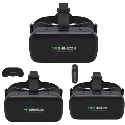 VR SHINECON G06A+B01 Handle Mobile Phone VR Glasses 3D Virtual Reality Head Wearing Gaming Digital Glasses - VR Headset by VR SHINECON | Online Shopping UK | buy2fix