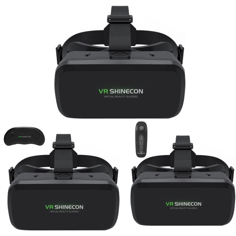 VR SHINECON G06A+B03 Handle Mobile Phone VR Glasses 3D Virtual Reality Head Wearing Gaming Digital Glasses - Consumer Electronics by VR SHINECON | Online Shopping UK | buy2fix