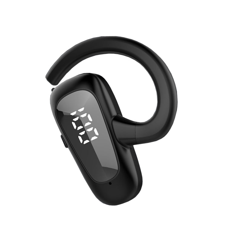 Bone Conduction Concepts Digital Display Stereo Bluetooth Earphones, Style: Single Ear(Black) - Bluetooth Earphone by buy2fix | Online Shopping UK | buy2fix