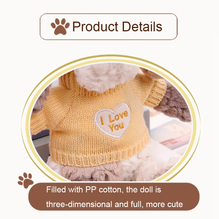 Cute Dressing Teddy Plush Toys Decorative Gift Plush Doll, Color: Orange Suit - Soft Toys by buy2fix | Online Shopping UK | buy2fix