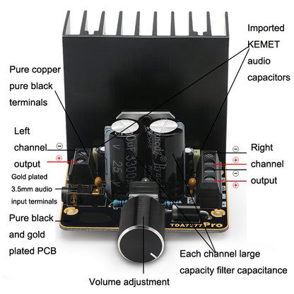 TDA7377 DIY Speaker Power Amplifier Module 12V Dual Channel Stereo 30Wx2 Car Power Amplifier Board - Consumer Electronics by buy2fix | Online Shopping UK | buy2fix