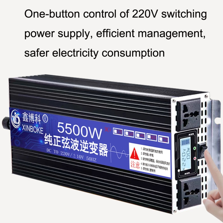 XINBOKE High Power Household Car Sine Wave Inverter 24V 3000W To 220V 1500W(LCD Display) - In Car by XINBOKE | Online Shopping UK | buy2fix