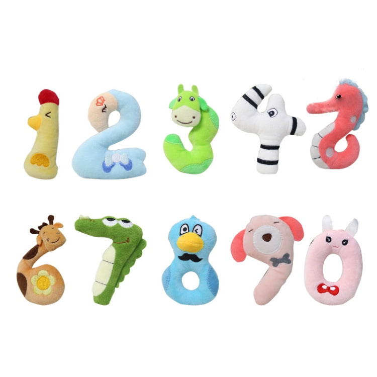 40cm Number Plush Doll Toys Soft Pillow For Kids Children(Number 0) - Soft Toys by buy2fix | Online Shopping UK | buy2fix
