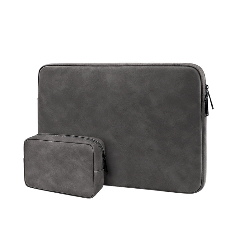 ND12 Lambskin Laptop Lightweight Waterproof Sleeve Bag, Size: 13.3 inches(Deep Gray with Bag) - 13.3 inch by buy2fix | Online Shopping UK | buy2fix