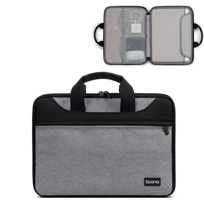 Baona BN-I003 Oxford Cloth Full Open Portable Waterproof Laptop Bag, Size: 16/17 inches(Grey) - 15.6 - 17 inch by Baona | Online Shopping UK | buy2fix