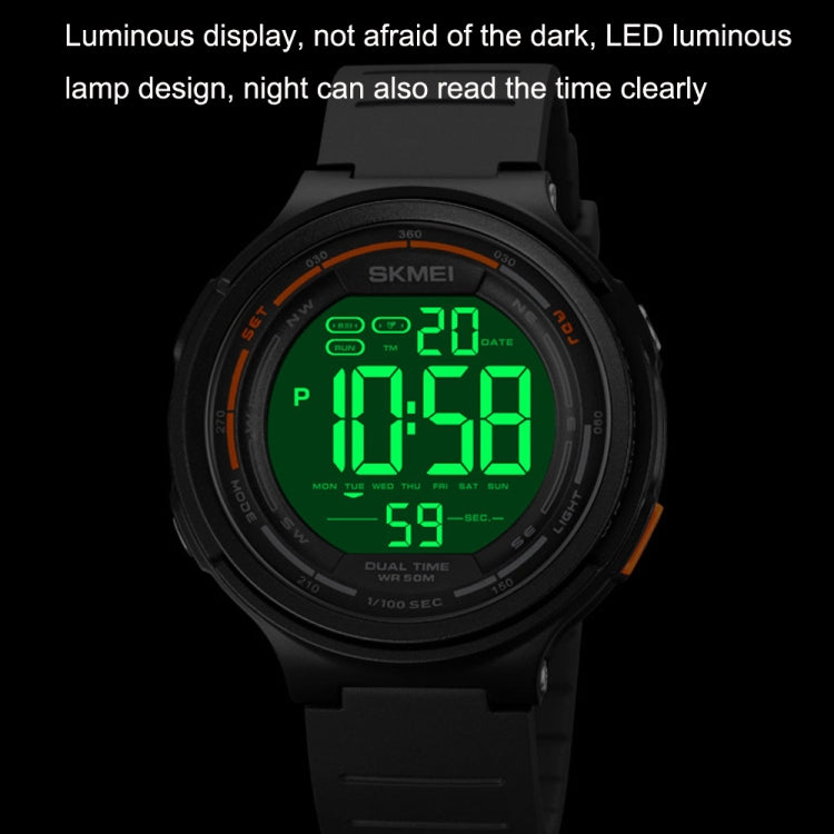 SKMEI 1841 Outdoor Sports Students Waterproof Luminous Countdown Watch(Black) - LED Digital Watches by SKMEI | Online Shopping UK | buy2fix