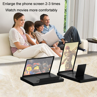 12-Inch Dual-HD Lens Horizontal Vertical Mobile Phone Screen Amplifier(White) - Screen Magnifier by buy2fix | Online Shopping UK | buy2fix