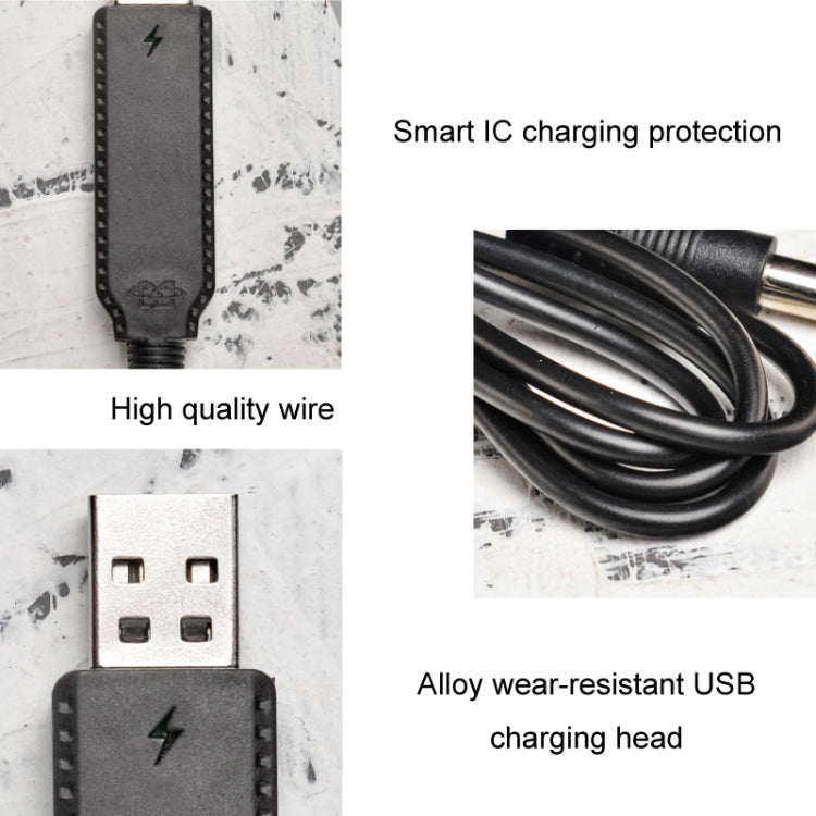 10pcs 3.7V IC Circuit Protection Lithium Battery USB Straight Head Charging Cable, Model: 3.5mm - Charging Cables by buy2fix | Online Shopping UK | buy2fix