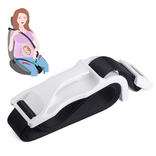 Pregnant Car Seat Belt Anti Stranglehold Belly Protection Fetal Regulator(White) - In Car by buy2fix | Online Shopping UK | buy2fix