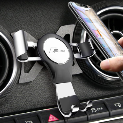 For Audi Car Strong Magnetic Phone Holder(A3/S3 Stand 1 black) -  by buy2fix | Online Shopping UK | buy2fix