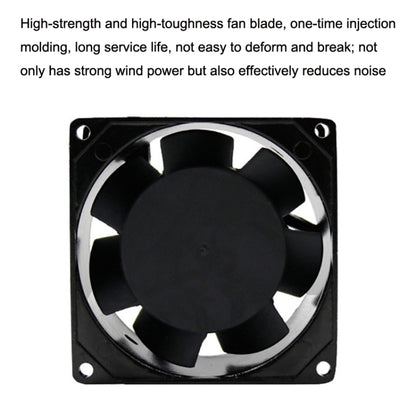 SMUOM SF8025AT 220V Oil Bearing 8cm Silent Chassis Cabinet Cooling Fan -  by SMUOM | Online Shopping UK | buy2fix