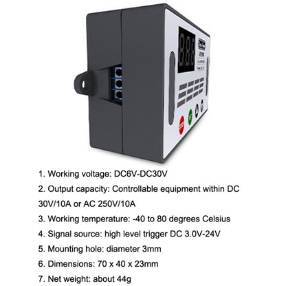 Deek-Robot DDC-431 Timer Delay Relay Switch Digital LED Display Delay Controller - Relay Module by buy2fix | Online Shopping UK | buy2fix