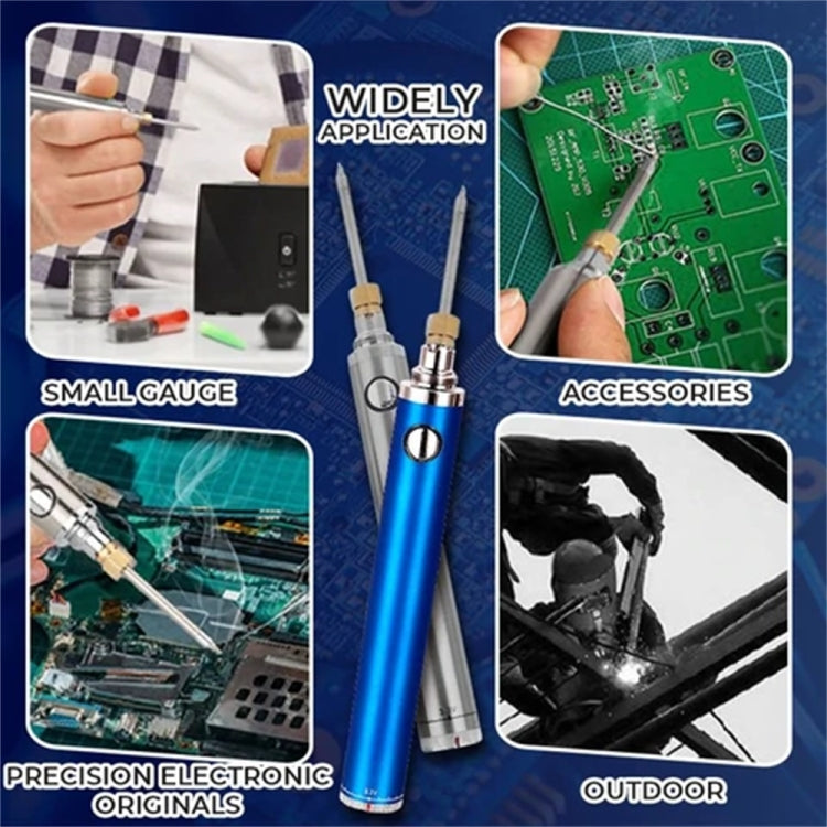 5V 8W Wireless Charging Iron 510 Interface Welding Repair Tools(Blue) - Electric Soldering Iron by buy2fix | Online Shopping UK | buy2fix