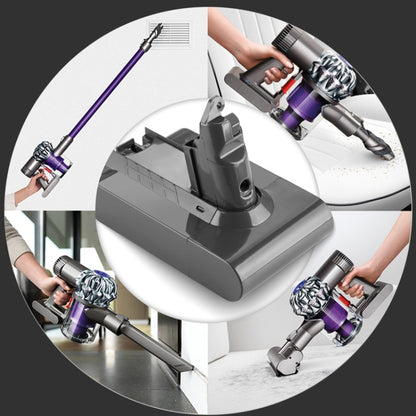 For Dyson V7 Series Battery 21.6V Vacuum Cleaner Accessories Sweeping Machine Battery Spare Power, Capacity: 2200mAh - For Dyson Accessories by buy2fix | Online Shopping UK | buy2fix