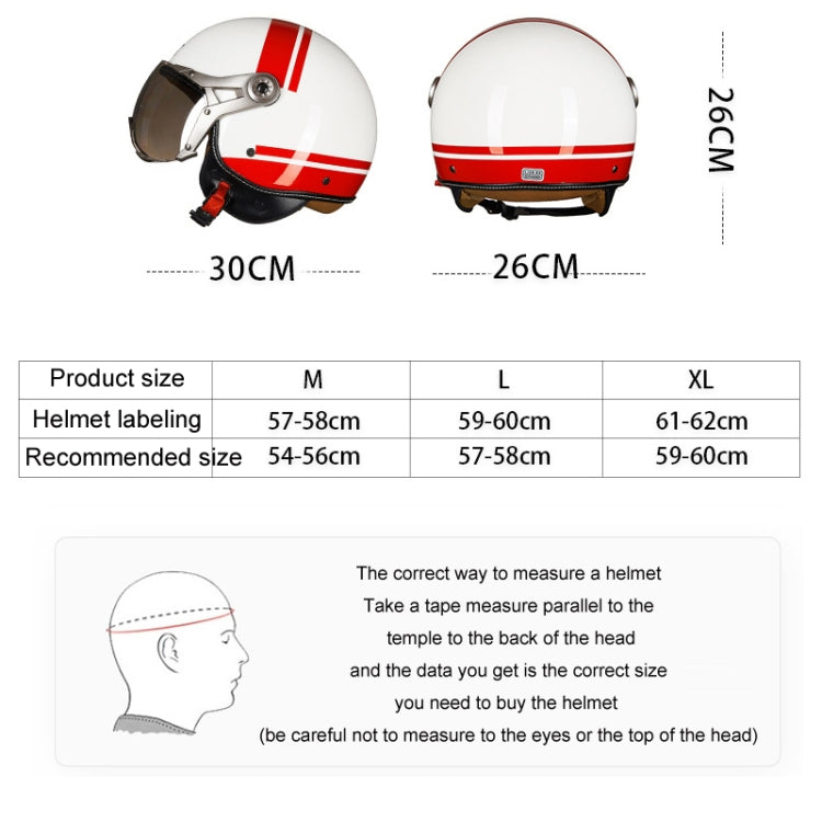 GXT Electric Vehicle Half Cover Helmet Four Seasons Retro Helmet, Size: XL(Cement Gray) - Helmets by GXT | Online Shopping UK | buy2fix