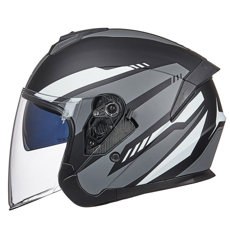 GXT Electric Vehicle Four Seasons Sun Protection & Windshield Double Lens Helmet, Size: XL(Matt Black Gray) - Helmets by GXT | Online Shopping UK | buy2fix