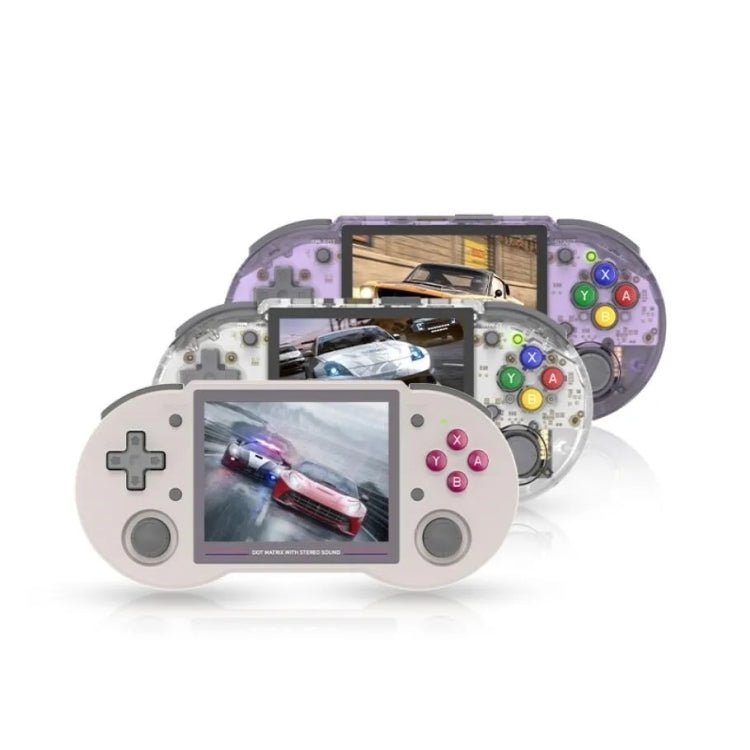 ANBERNIC RG353PS  3.5-Inch IPS Screen Handheld Game Console 2.4G/5G Wifi Linux System Game Player 16GB No Game(Transparent Purple) - Pocket Console by ANBERNIC | Online Shopping UK | buy2fix