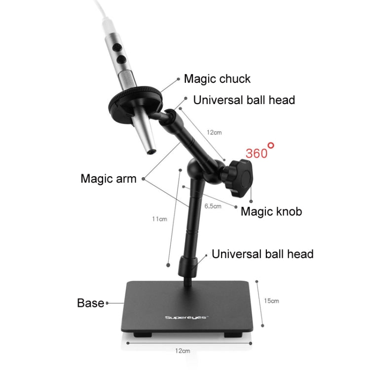 5 Million Digital Electron Microscope Magnifying Dermatoscope, Specification: B008+10 inch Screen - Digital Microscope by buy2fix | Online Shopping UK | buy2fix