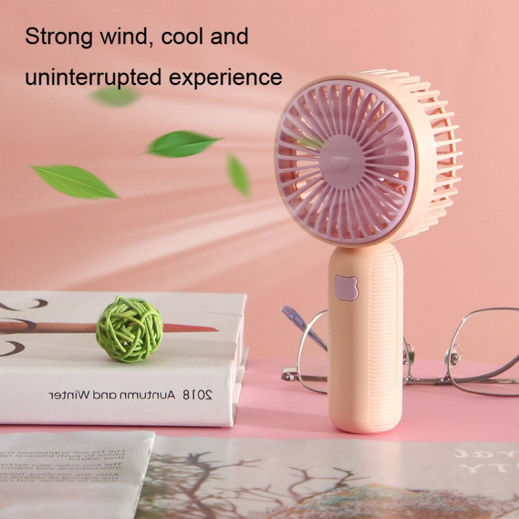 Handheld USB Charging Portable Desktop Small Electric Fan(Gray) - Electric Fans by buy2fix | Online Shopping UK | buy2fix