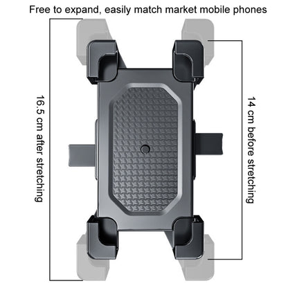 Shockproof Motorcycle Mobile Phone Holder Outdoor Bike Navigation Holder, Model: Handlebars - Holder by buy2fix | Online Shopping UK | buy2fix