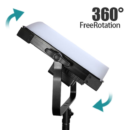 Pixel P45C RGB Dual Color Temperature Fill Light Live Photography Portable Outdoors 80W Square Soft Light(Single Lamp With Baffle+EU Plug Adapter) -  by Pixel | Online Shopping UK | buy2fix