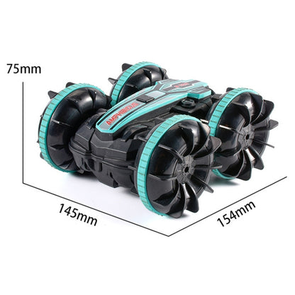2.4G Amphibious Stunt Remote Control Car Double-sided Rolling Driving Children Electric Toys(Green) - RC Cars by buy2fix | Online Shopping UK | buy2fix
