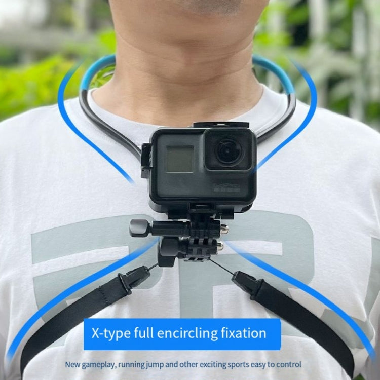 TUYU Camera Neck Holder Mobile Phone Chest Strap Mount  For Video Shooting//POV, Spec: Standard (Black) - Stand by buy2fix | Online Shopping UK | buy2fix