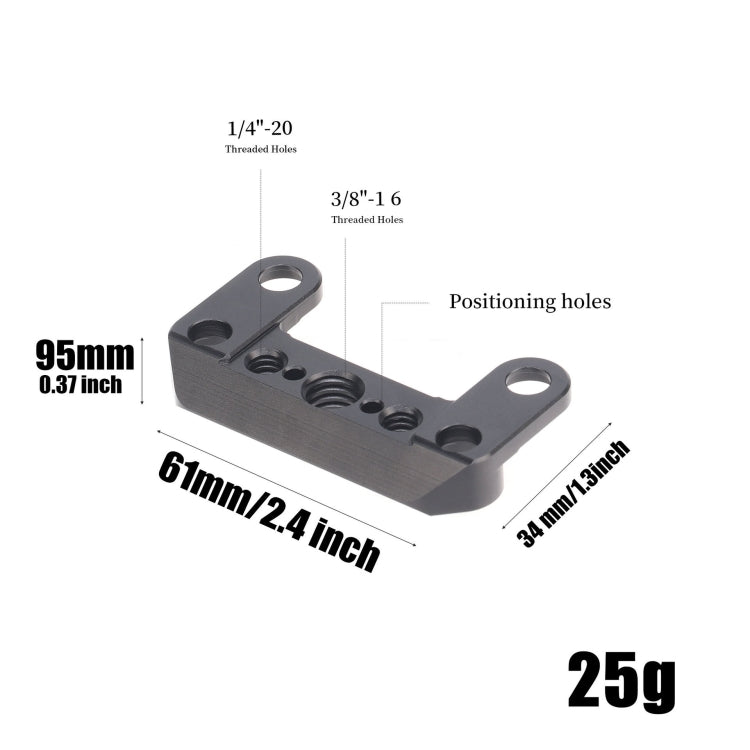 For Sony FX30 FX3 Camera JLWIN Protection Cage Stabilizer Rig, Spec: Only Top Board - Camera Cage by JLwin | Online Shopping UK | buy2fix