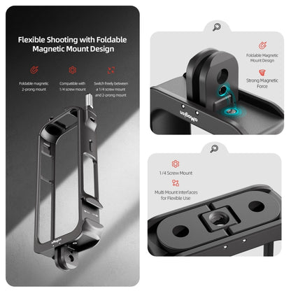 For Insta360 X3 AMagisn Metal Rabbit Cage Protective Frame Accessories, Spec: Only Cage - Mount & Holder by aMagisn | Online Shopping UK | buy2fix