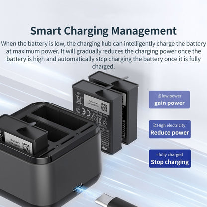 For DJI Osmo Action 4 / 3 AMagisn Battery Charger Seat -  by aMagisn | Online Shopping UK | buy2fix