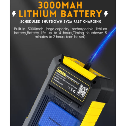 FNIRSI 2 In 1 Small Handheld Fluorescence Digital Dual-Channel Oscilloscope, US Plug(Yellow) - Other Tester Tool by FNIRSI | Online Shopping UK | buy2fix