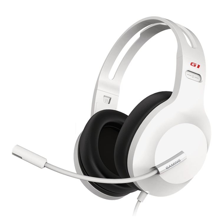 Edifier HECATE G1 Standard Edition Wired Gaming Headset with Anti-noise Microphone, Cable Length: 1.3m(White) - Multimedia Headset by Edifier | Online Shopping UK | buy2fix