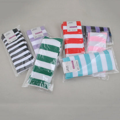 Children Color Striped Stockings Japanese Thigh Socks, Size:One Size(Purple and White Wide Strip) - Outdoor & Sports by buy2fix | Online Shopping UK | buy2fix