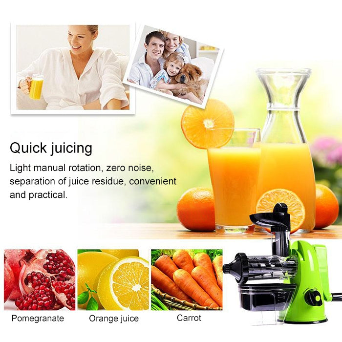 Multifunction Home Manual Juicer Apple Orange Wheatgrass Portable DIY Juicer(Yellow) - Home & Garden by buy2fix | Online Shopping UK | buy2fix