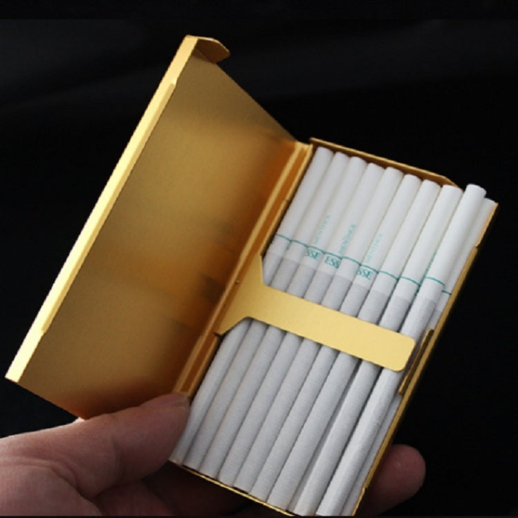 Ultra-thin Personality Creative Ladies Cigarette Case Metal Cigarette Case(Silver) - Home & Garden by buy2fix | Online Shopping UK | buy2fix