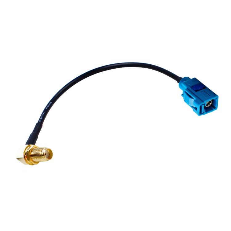 20cm SMA Male Elbow to Fakra Z Female Connector Adapter RG174 Cable - In Car by buy2fix | Online Shopping UK | buy2fix