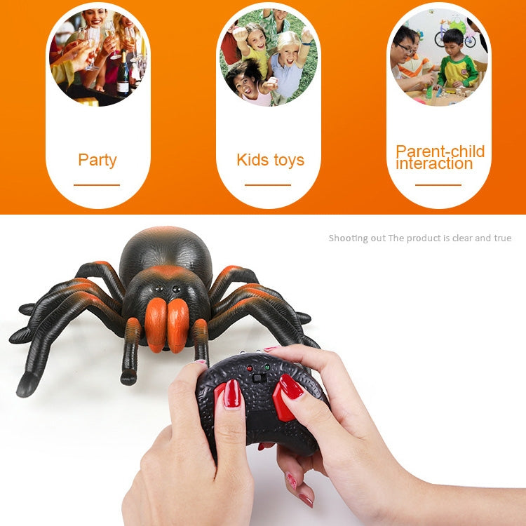 Tricky Funny Toy Infrared Remote Control Scary Creepy Spider, Size: 22*23cm -  by buy2fix | Online Shopping UK | buy2fix