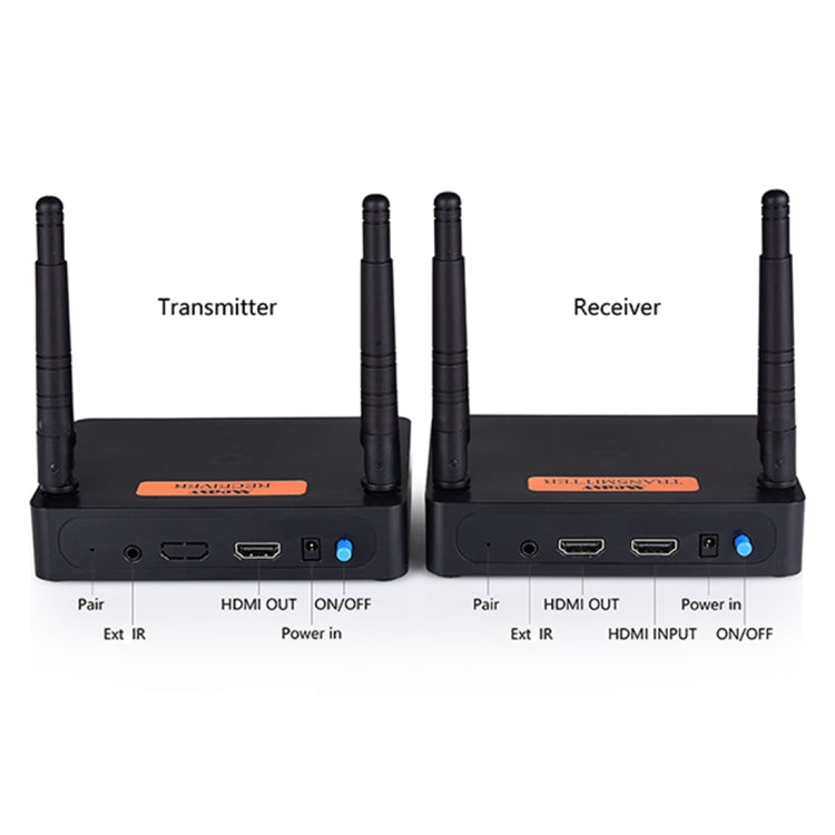 Measy FHD676 Full HD 1080P 3D 5-5.8GHz Wireless HDMI Transmitter (Transmitter + Receiver) Transmission Distance: 200m, Specifications:AU Plug - Consumer Electronics by Measy | Online Shopping UK | buy2fix