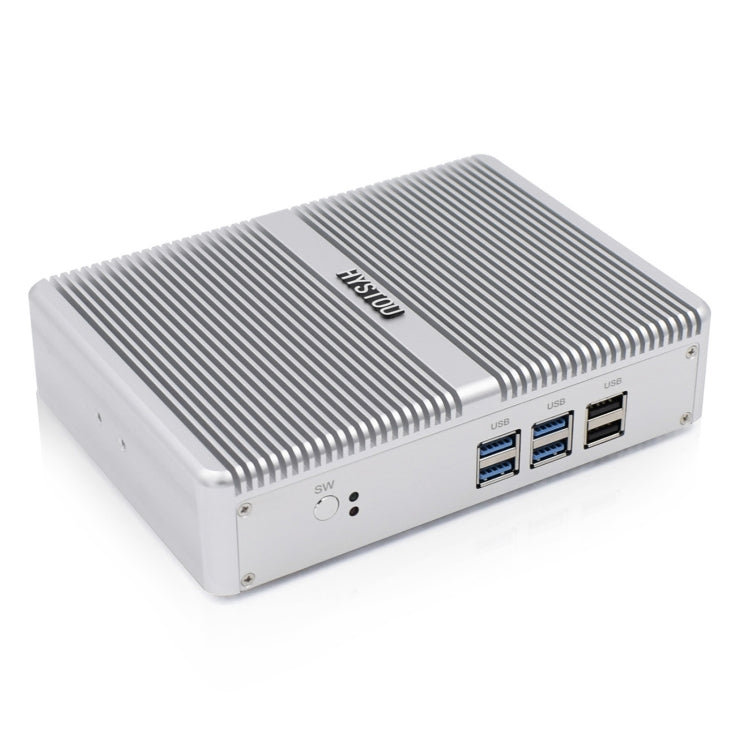 HYSTOU H2 Windows / Linux System Mini PC, Intel Core I5-7267U Dual Core Four Threads up to 3.50GHz, Support mSATA 3.0, 8GB RAM DDR3 + 512GB SSD (White) - Computer & Networking by buy2fix | Online Shopping UK | buy2fix