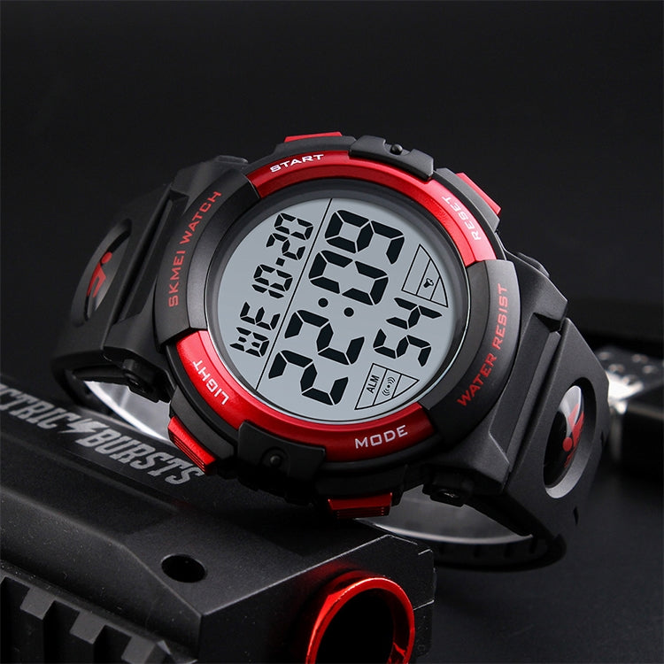 SKMEI 1258 Multifunctional Outdoor Sports Noctilucent Waterproof Wrist Watch, Size: S(Black) - Sport Watches by SKMEI | Online Shopping UK | buy2fix