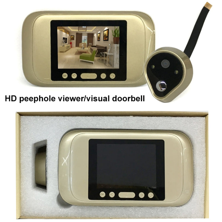 A32D 3.2 inch LED Display 720P HD Smart Peephole Viewer / Visual Doorbell, Support TF Card (32GB Max) - Security by buy2fix | Online Shopping UK | buy2fix