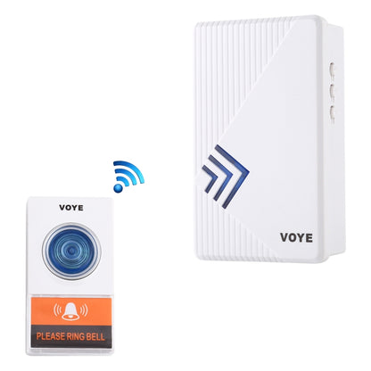 VOYE V022A Home Music Remote Control Wireless Doorbell with 38 Polyphony Sounds (White) - Security by VOYE | Online Shopping UK | buy2fix