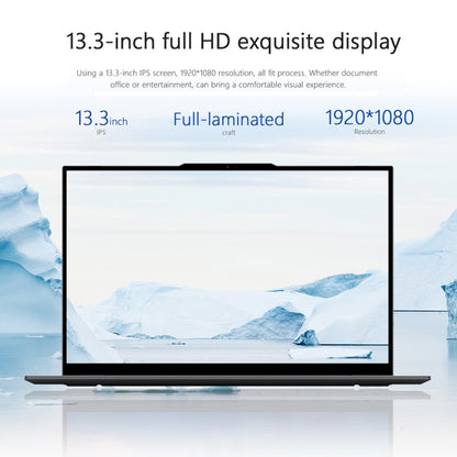CHUWI LarkBook Laptop, 13.3 inch, 8GB+256GB, Windows 10, Intel Celeron N4120 64-bit Quad Core 1.1GHz-2.6GHz, Support Dual Band WiFi / Bluetooth / TF Card Extension / Mini HDMI (Dark Gray) - CHUWI by CHUWI | Online Shopping UK | buy2fix