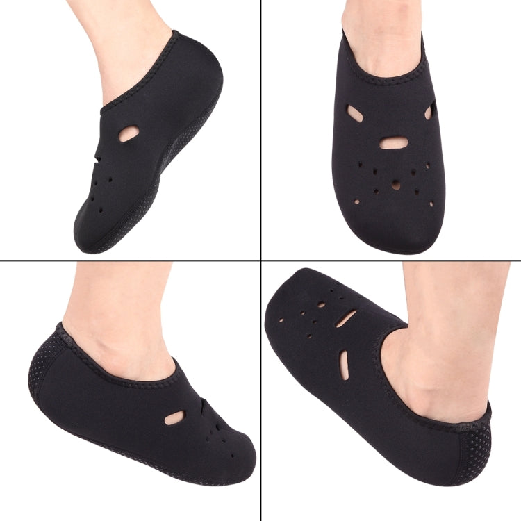 Comfortable and anti-slip 3MM swimming diving socks breathable water to swim the beach socks Size:XL (40-43)(Black) - Swimming Fins & Diving Shoes by buy2fix | Online Shopping UK | buy2fix