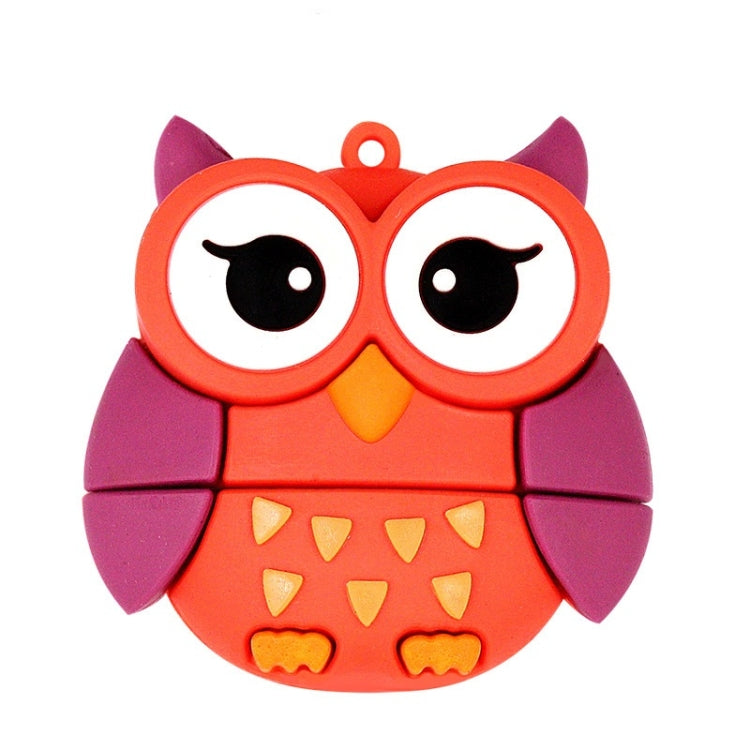 MicroDrive 128GB USB 2.0 Creative Cute Owl U Disk - USB Flash Drives by MicroDrive | Online Shopping UK | buy2fix