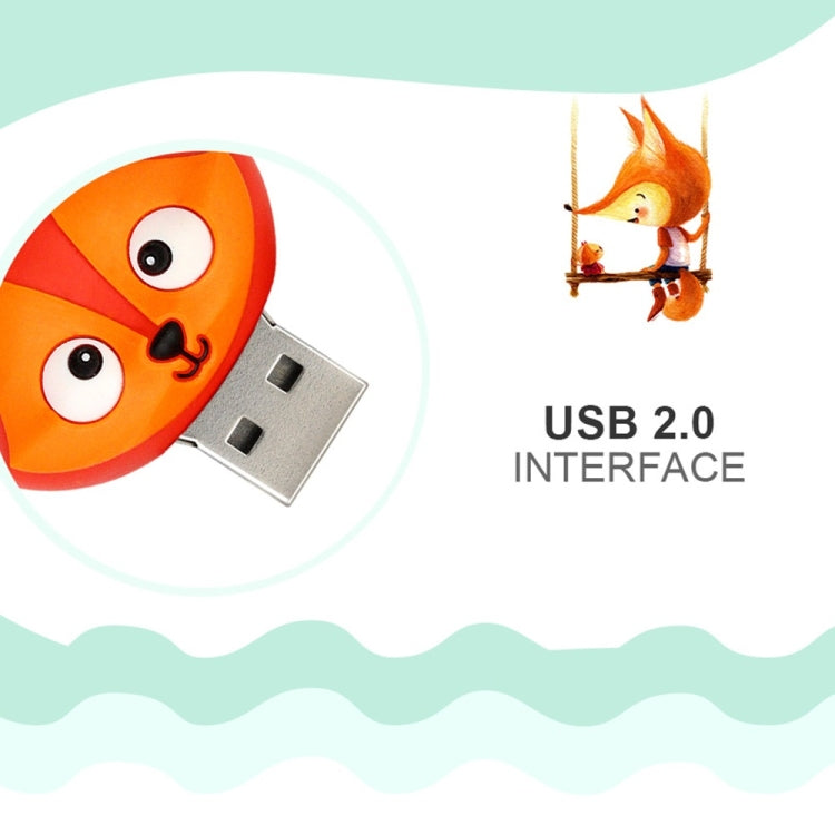 MicroDrive 128GB USB 2.0 Creative Cute Owl U Disk - USB Flash Drives by MicroDrive | Online Shopping UK | buy2fix