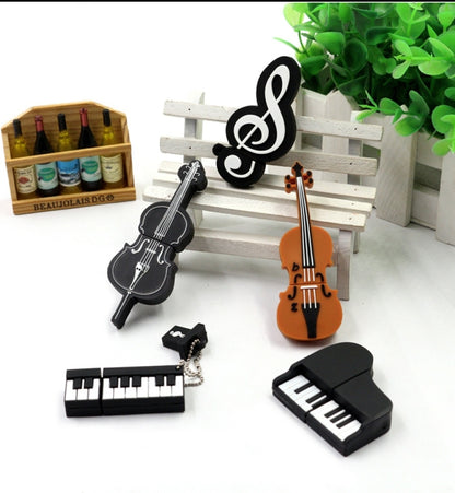 MicroDrive 8GB USB 2.0 Music Note U Disk - USB Flash Drives by MicroDrive | Online Shopping UK | buy2fix